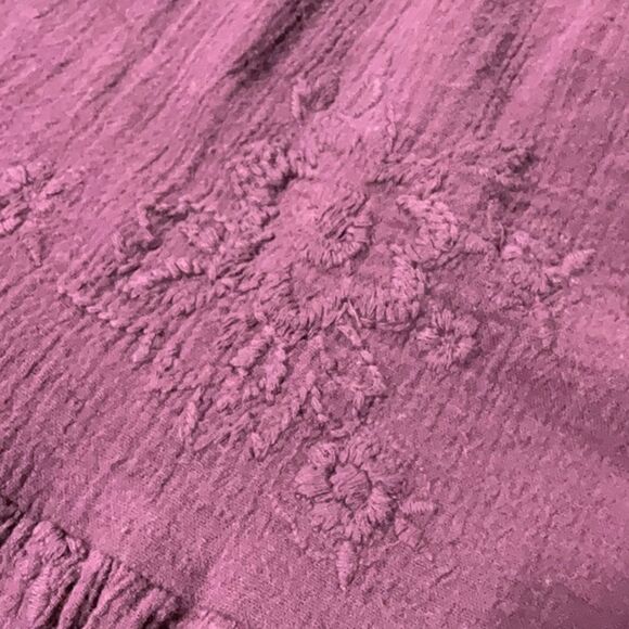 🟢3 for $20 KYLIE & Kendall crop tank top ruffled hemline tie back closure sz M - Picture 6 of 13